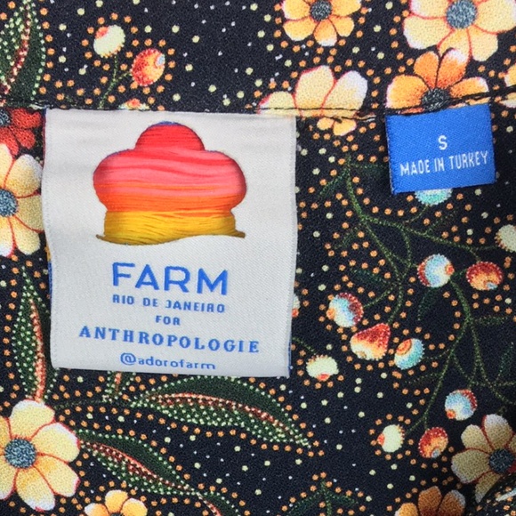 Farm Rio by Anthropologie Sayen Peasant Floral Top - Picture 6 of 9